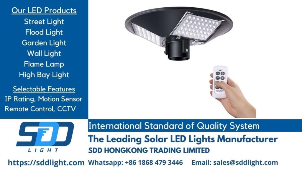 Street Light IP Rating, Waterproof Dustproof Solar Lamps