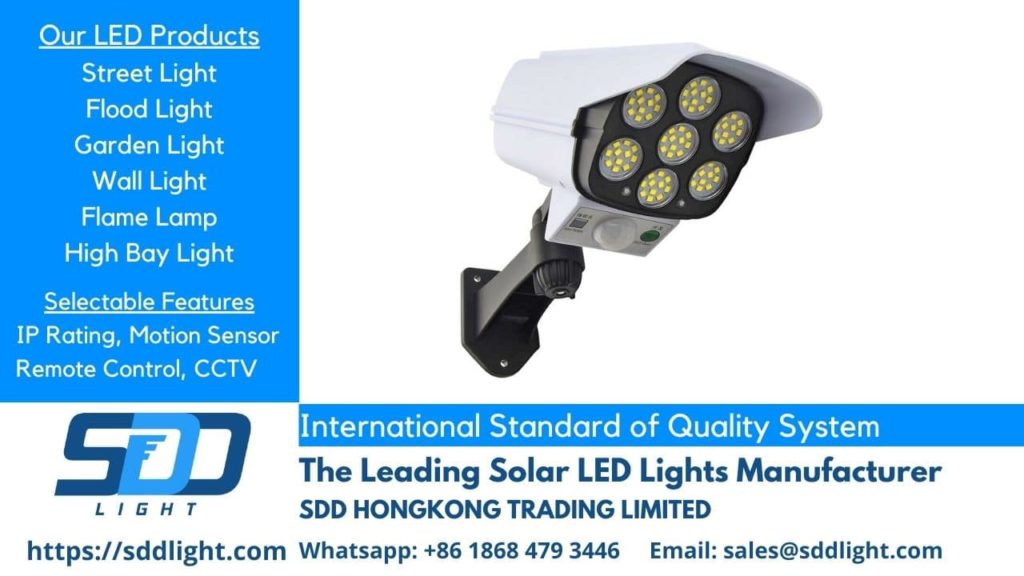 solar streetlights lamp pole cctv supplier manufacturer africa