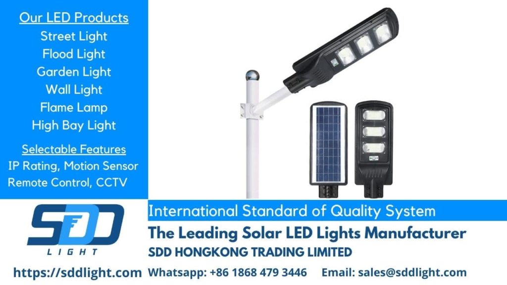 Solar Streetlights in Africa, LED Supplier and Manufacturer