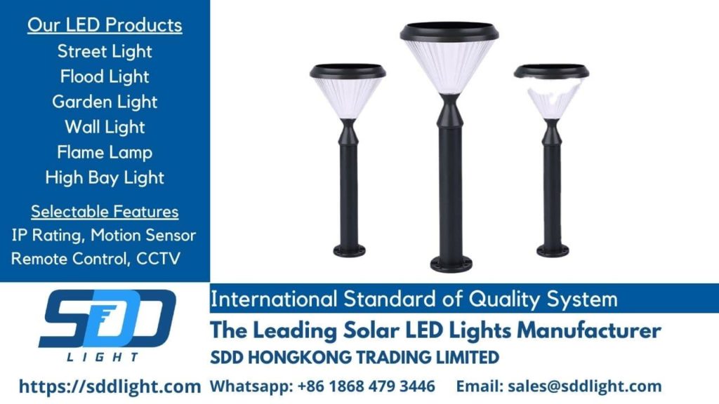 lighting IP rating, waterproof solar lamp led lights