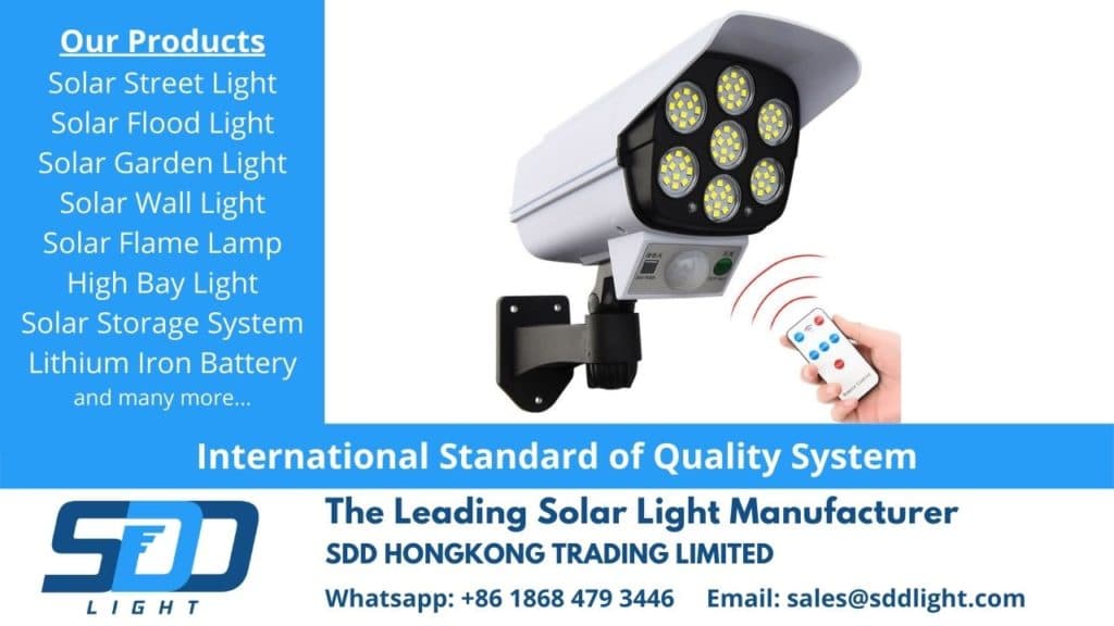 Solar CCTV Lamp supplier china factory wholesale