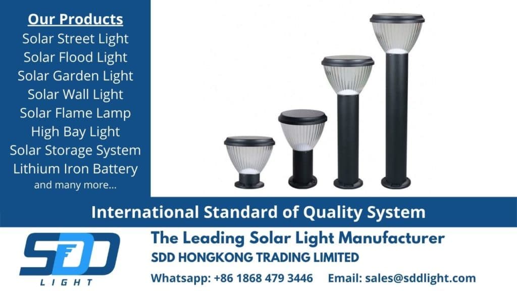 waterproof solar street light manufacturer in China