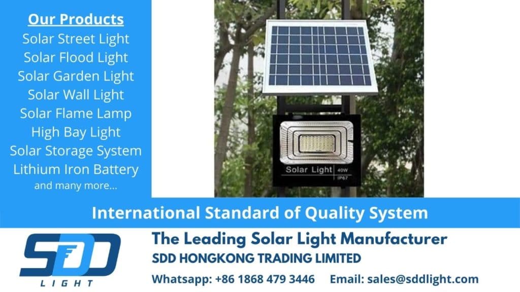 solar floodlight manufacturer in China, led lamp supplier usa africa