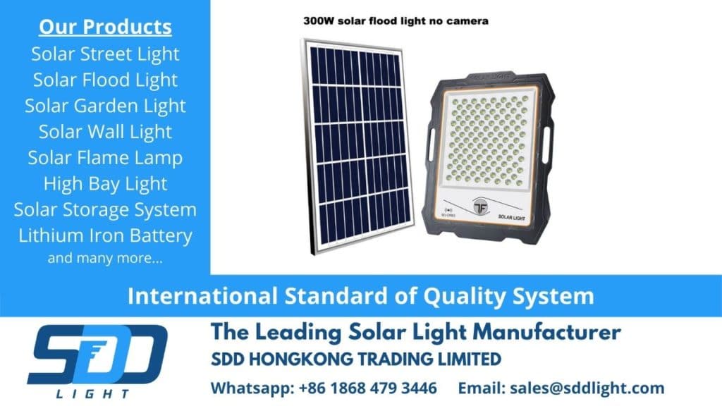 solar floodlight with cctv camera